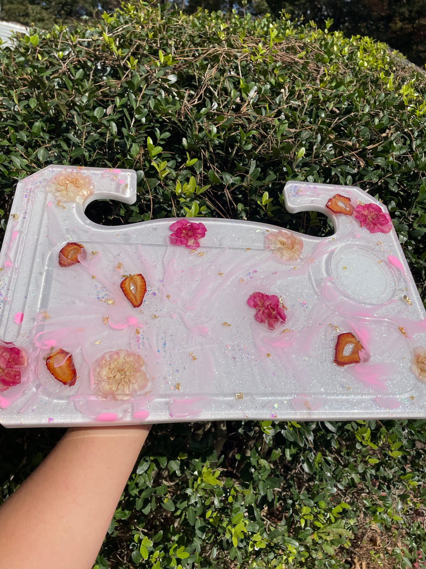 CUSTOM car tray/steering wheel tray
