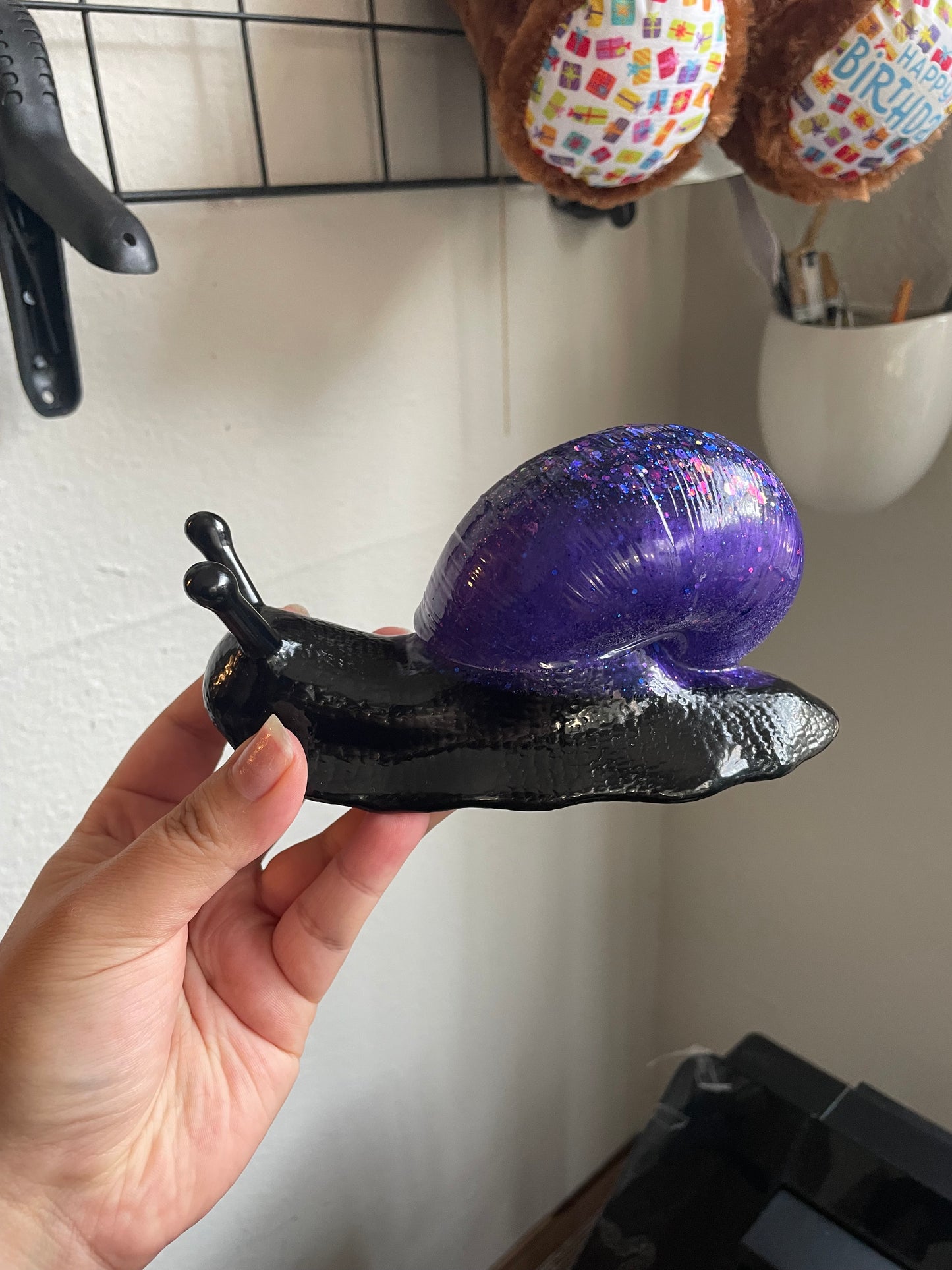 Glitter snails