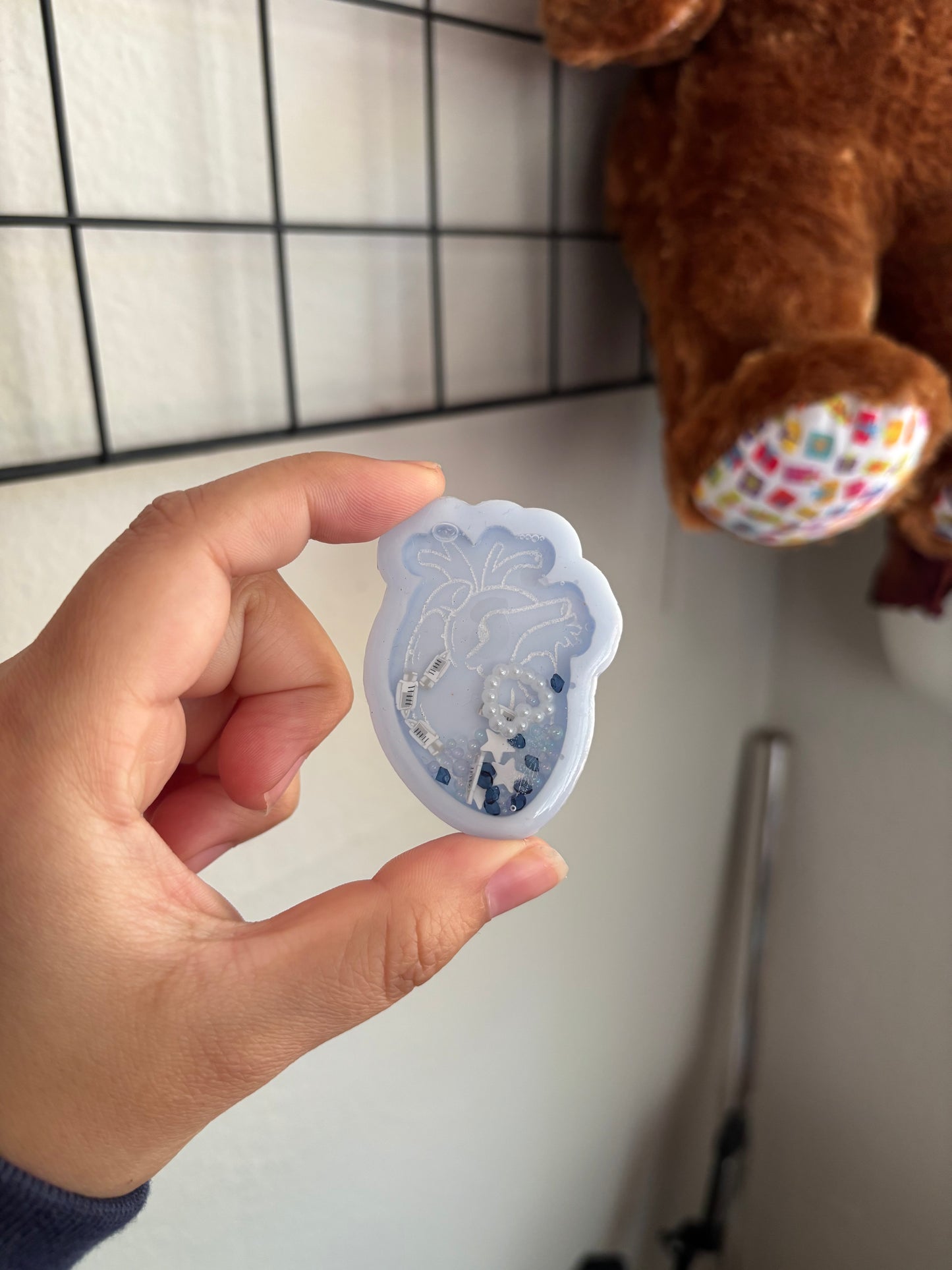 Heart badge reel