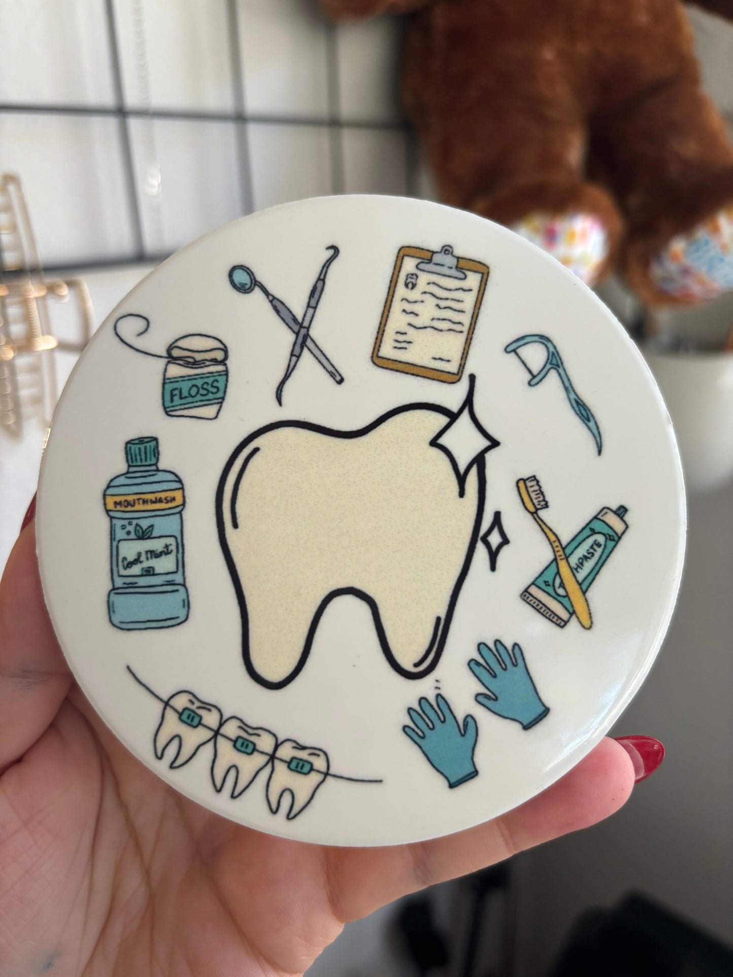Dental coaster