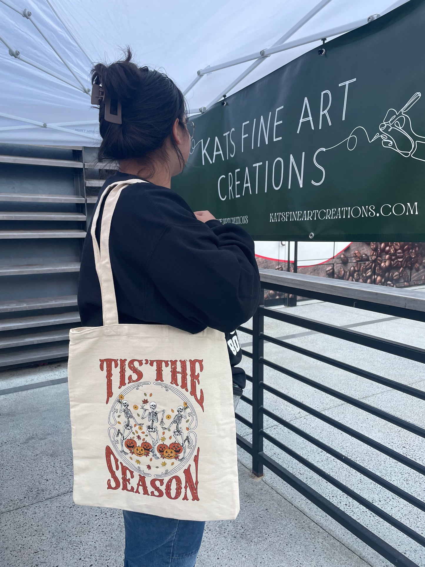 Skeleton Tote Bag