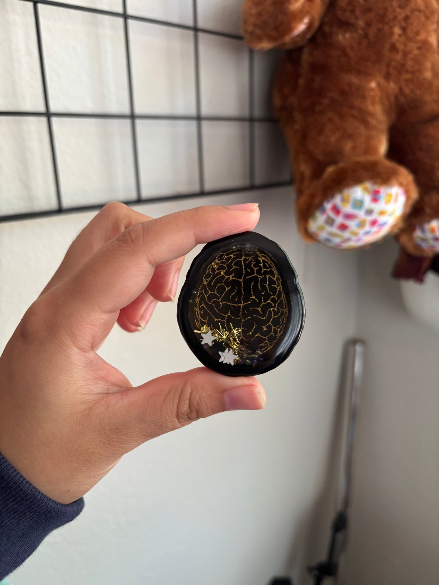 Brain badge reel