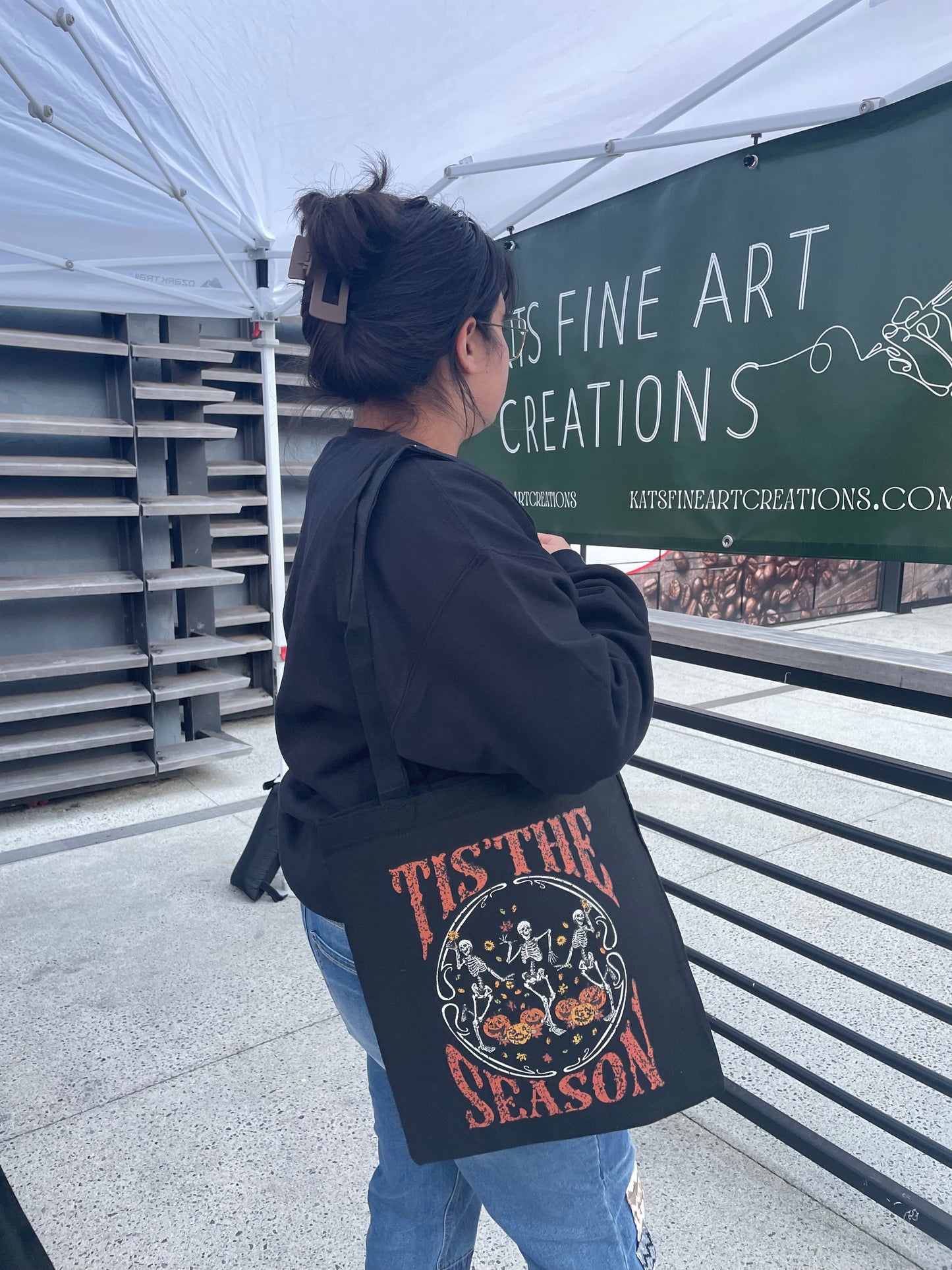 Skeleton Tote Bag