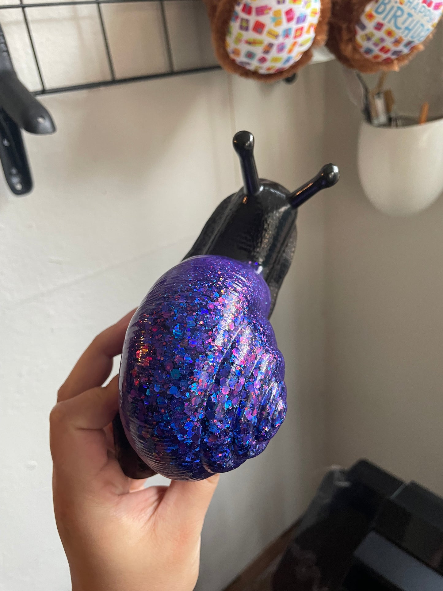 Glitter snails