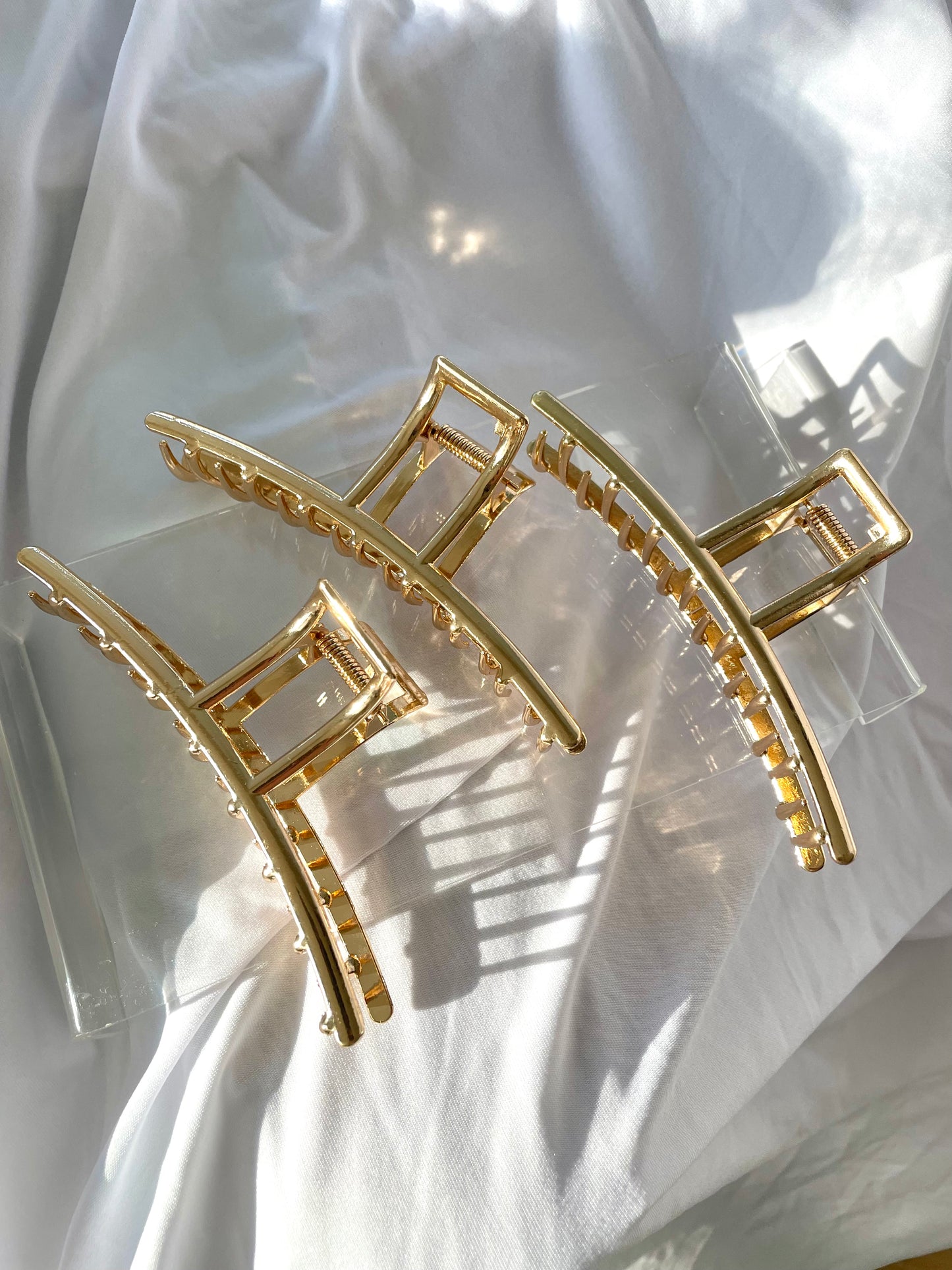 Gold claw clip (A)