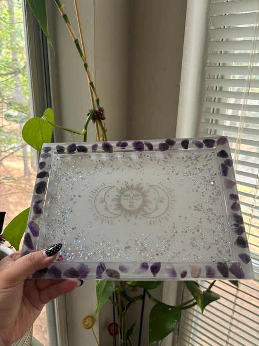 Amethyst celestial tray (B-grade)