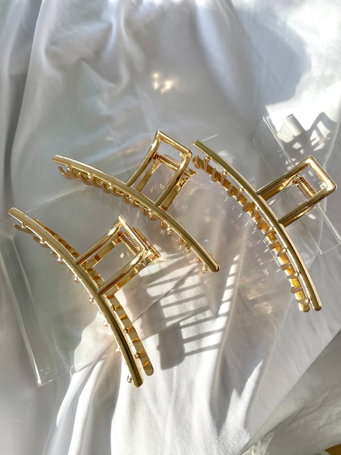 Gold claw clip (A)