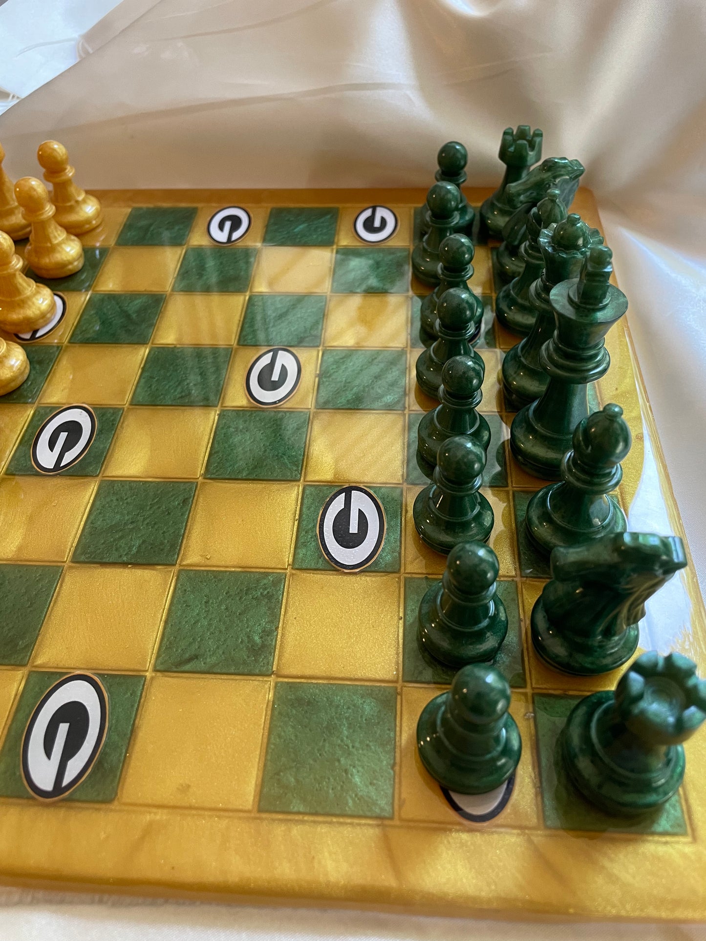 Greenbay Packers chessboard