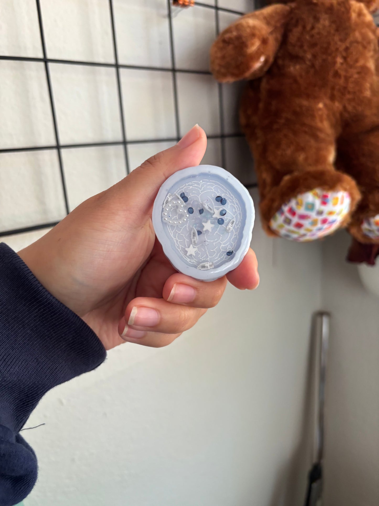 Brain badge reel