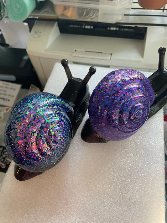 Glitter snails
