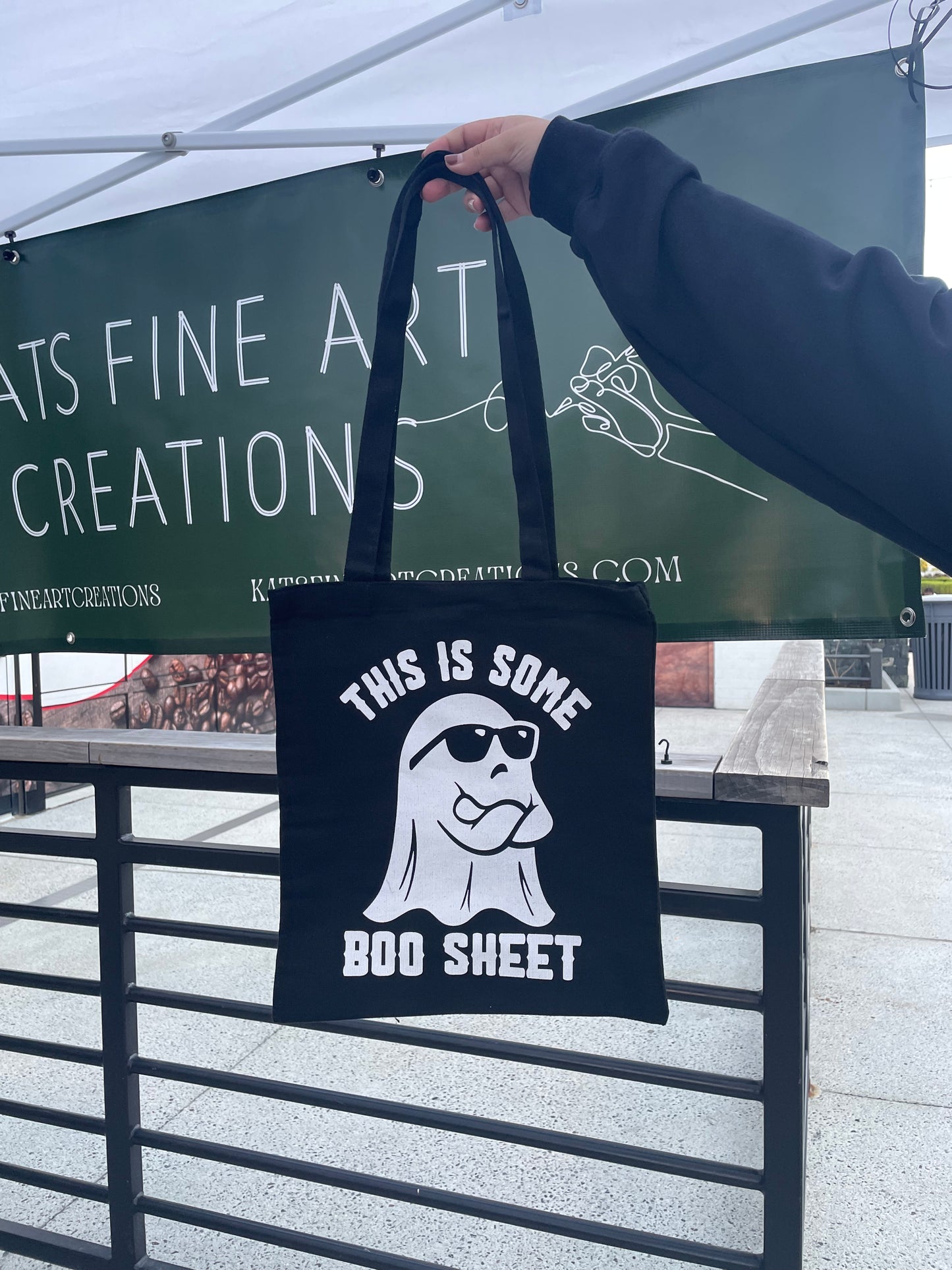 Ghost tote bag