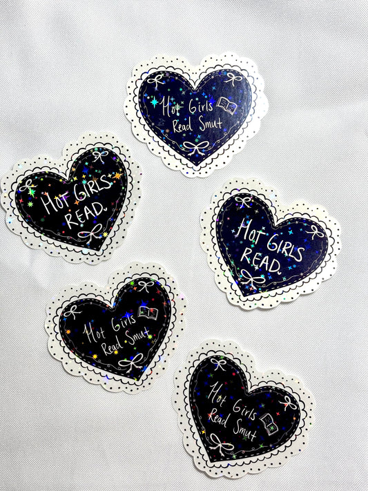 Hot girls read sticker