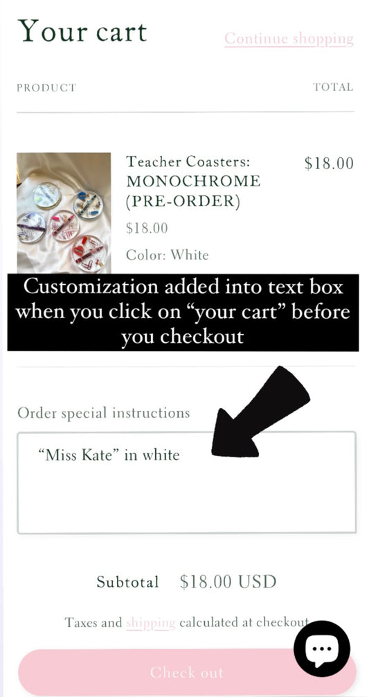 Teacher Coasters: MONOCHROME (PRE-ORDER)