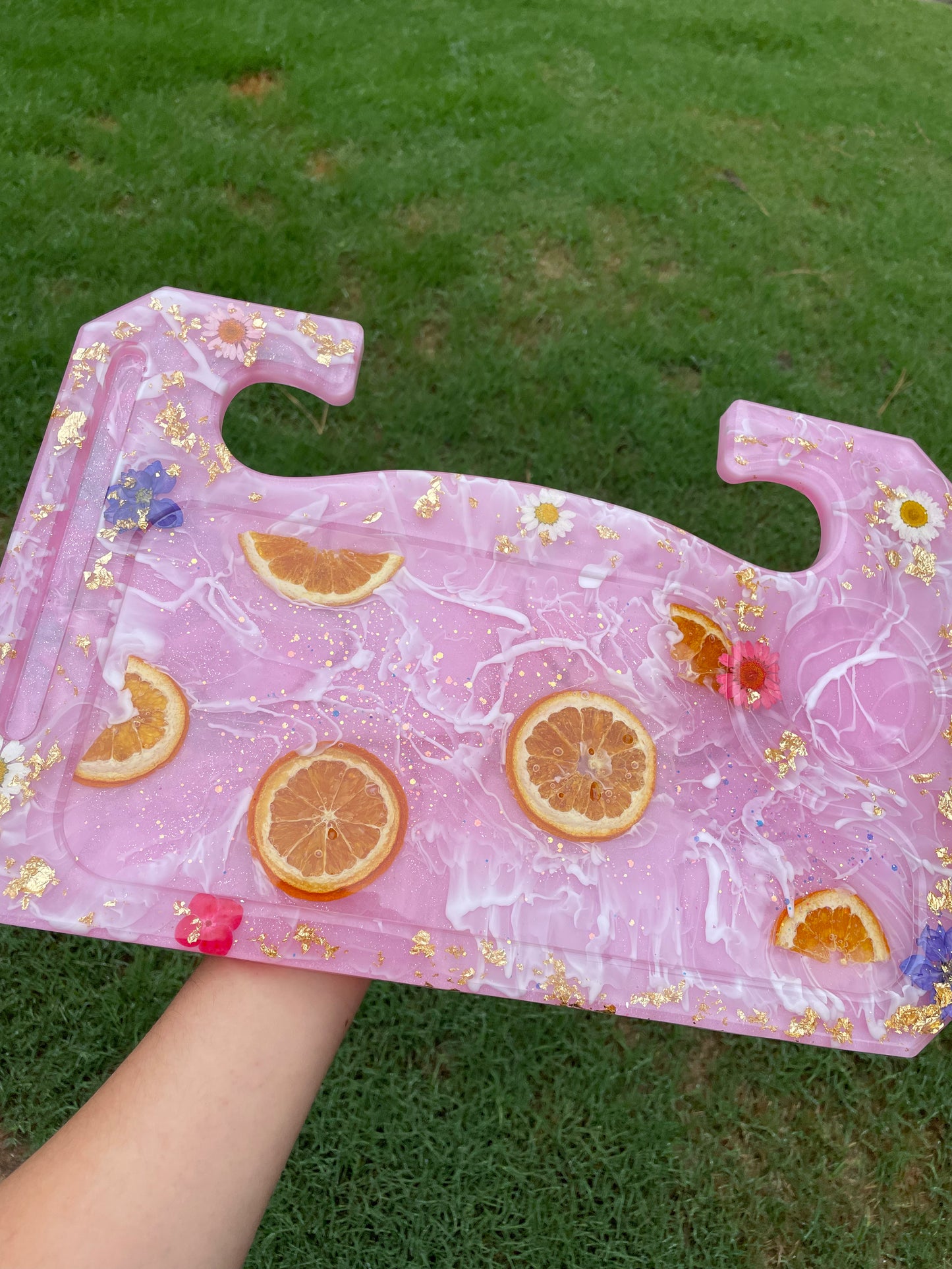 CUSTOM car tray/steering wheel tray
