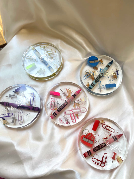 Teacher Coasters: MONOCHROME (PRE-ORDER)