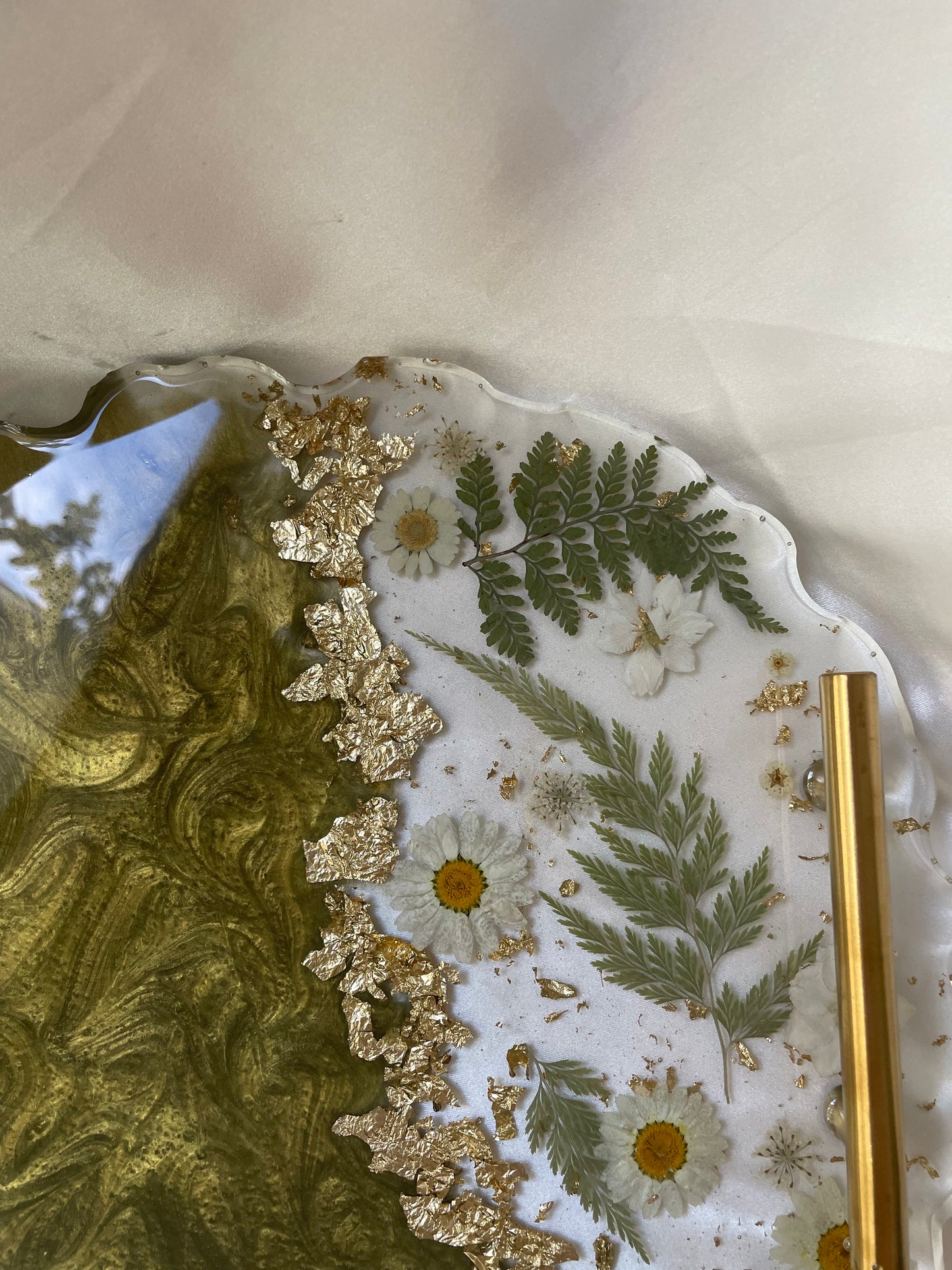 PRE-ORDER half & half floral tray