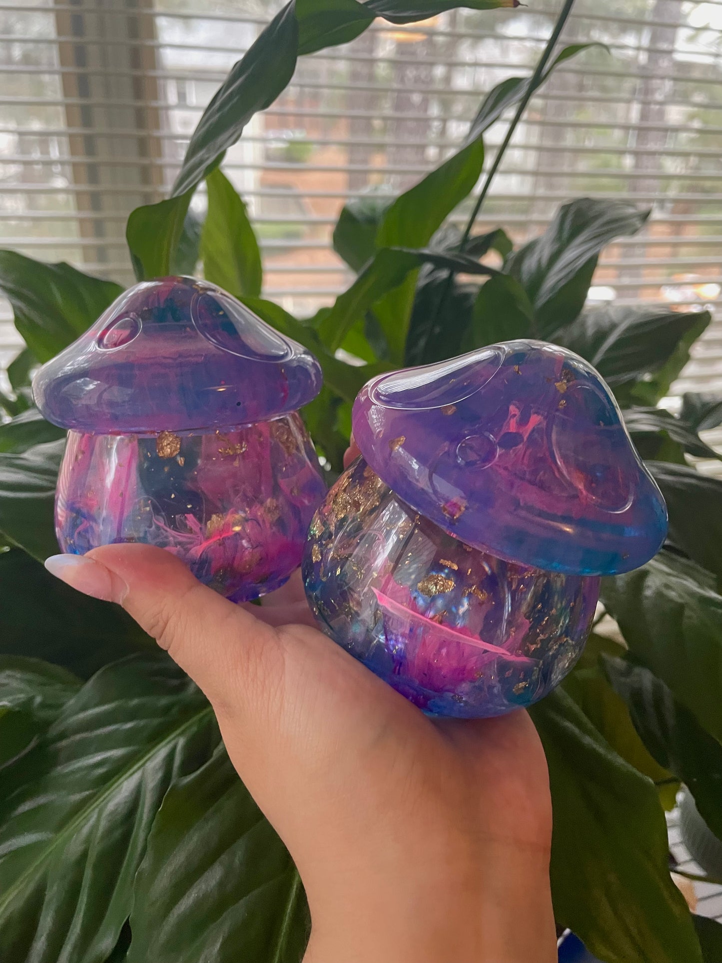 PRE-ORDER colorful alcohol ink mushroom box
