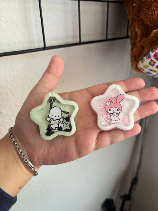 Sanrio badge reel