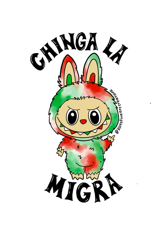 Mexican Labubu Sticker