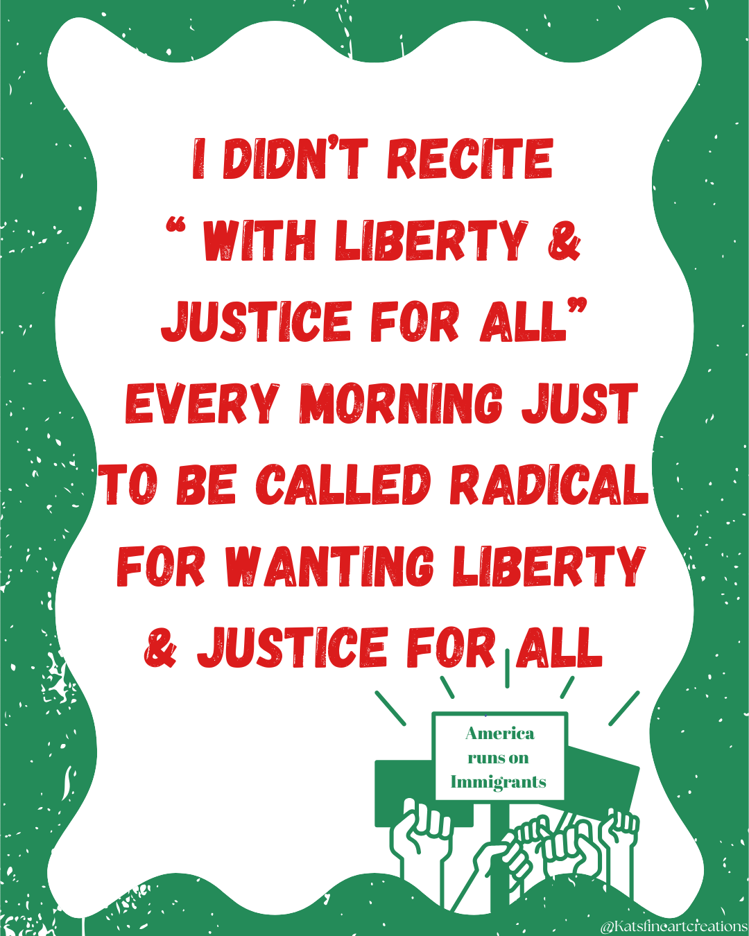 Liberty & Justice Sticker
