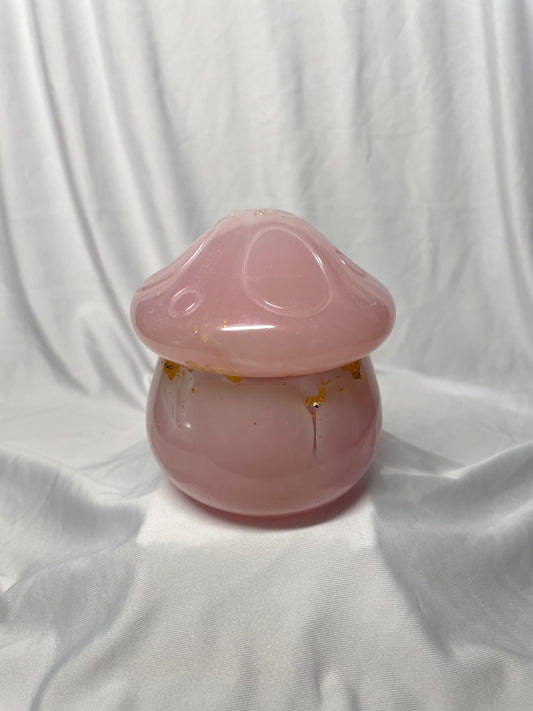 Baby pink mushroom box