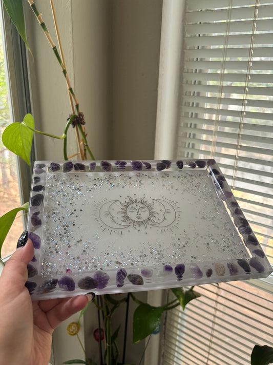 Amethyst celestial tray (B-grade)