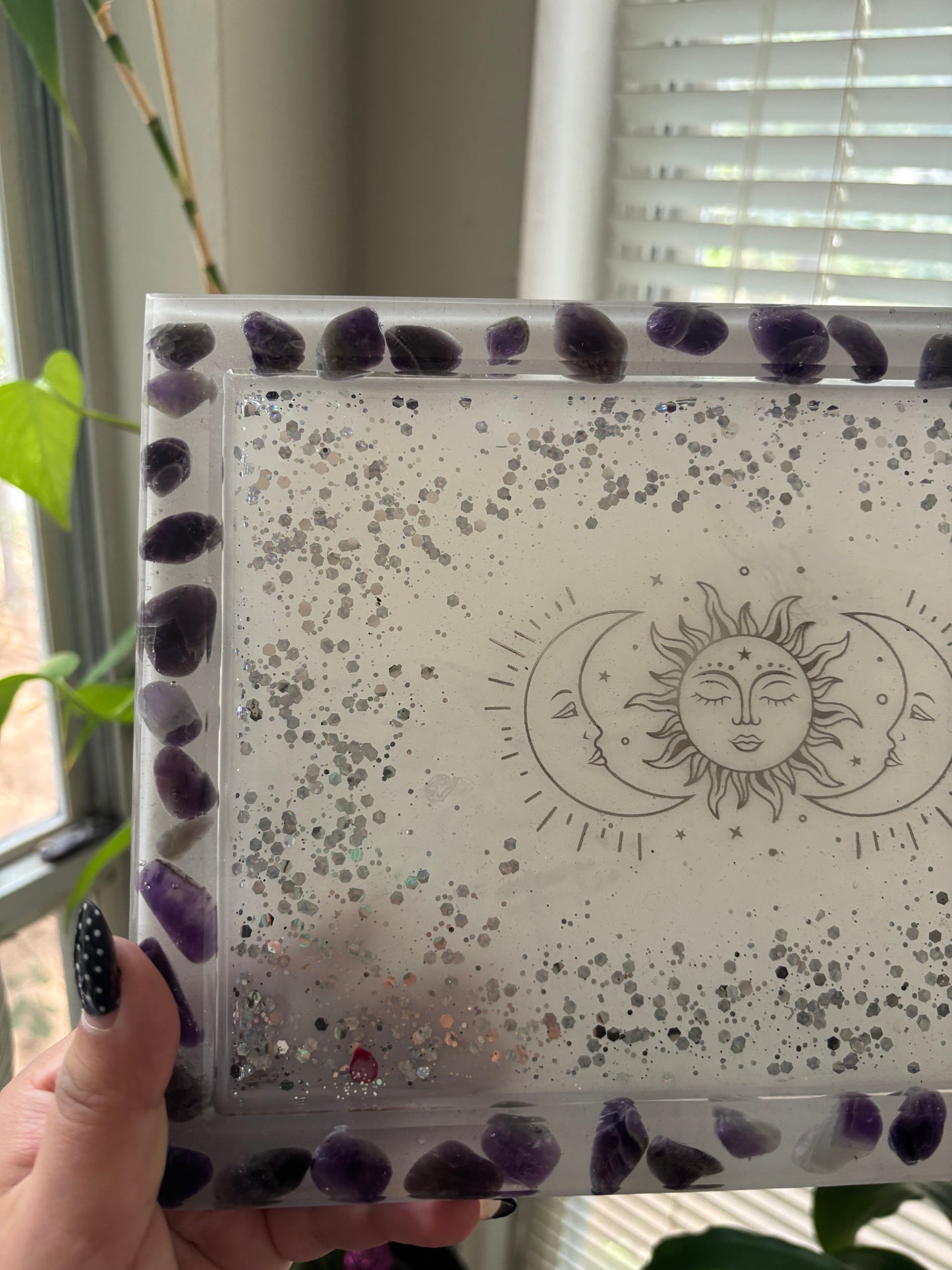Amethyst celestial tray (B-grade)