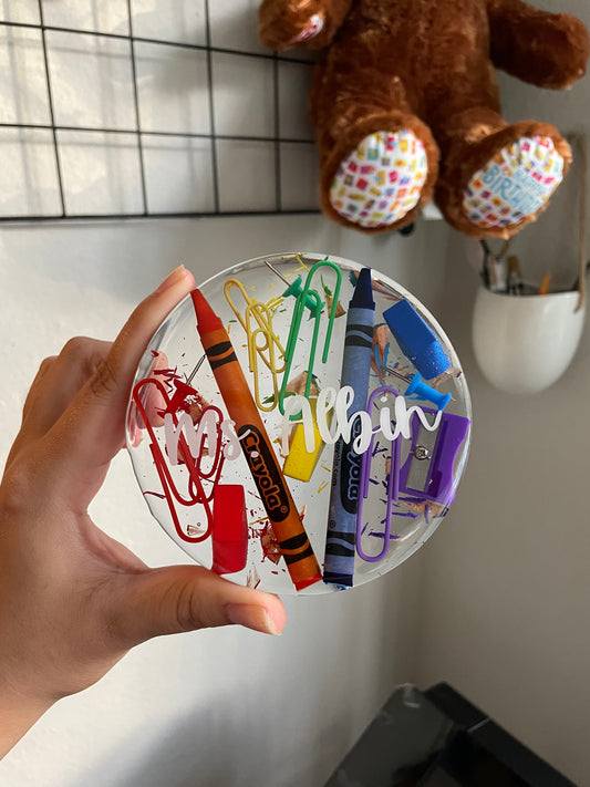 Rainbow Teacher Coaster