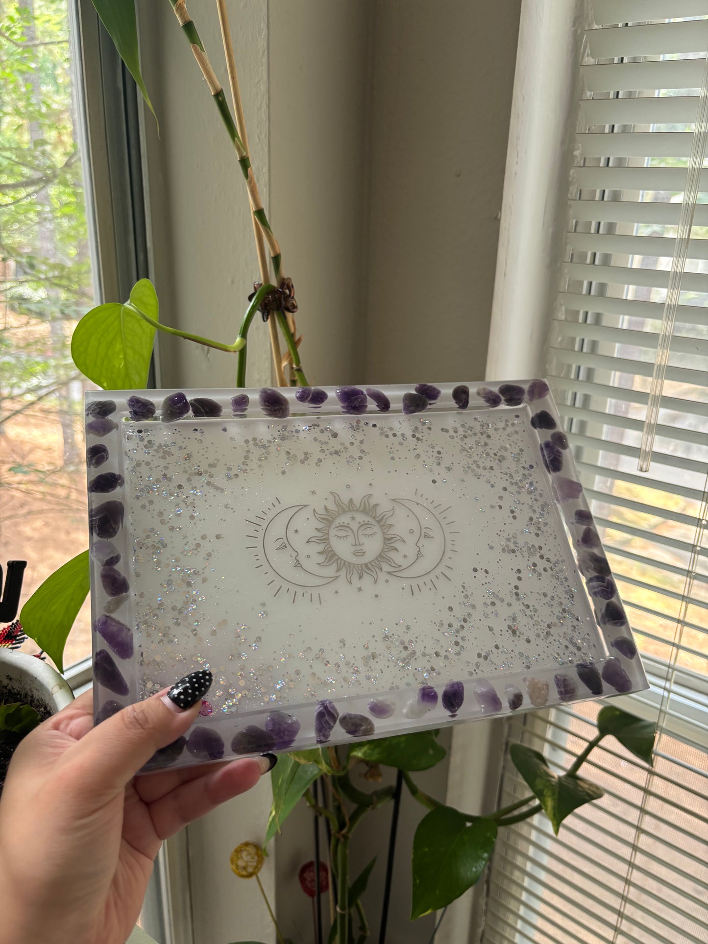 Amethyst celestial tray (B-grade)