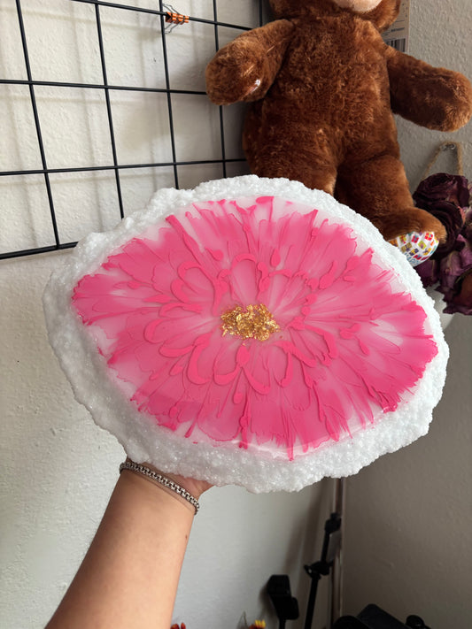 Pink bloom large tray