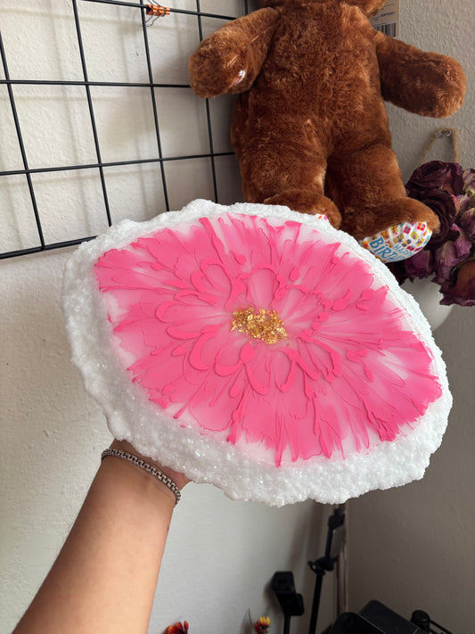 Pink bloom large tray