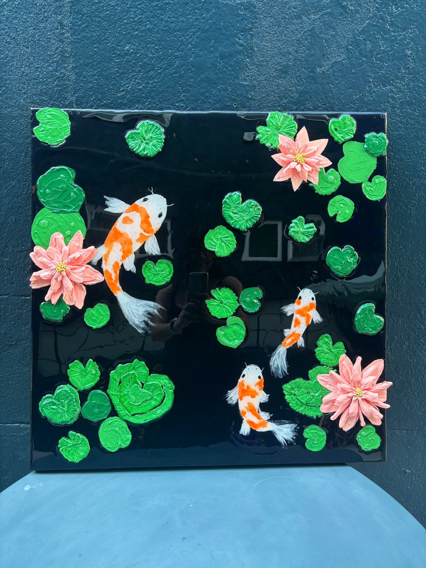 “Koi pond” 24x24