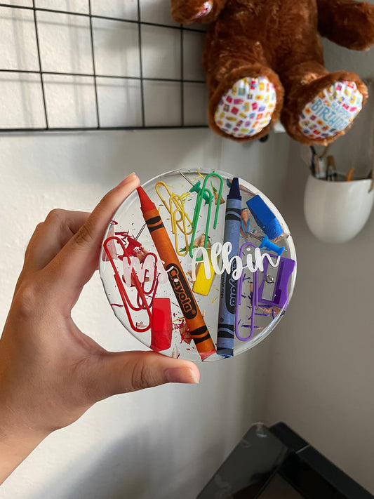 Rainbow Teacher Coaster
