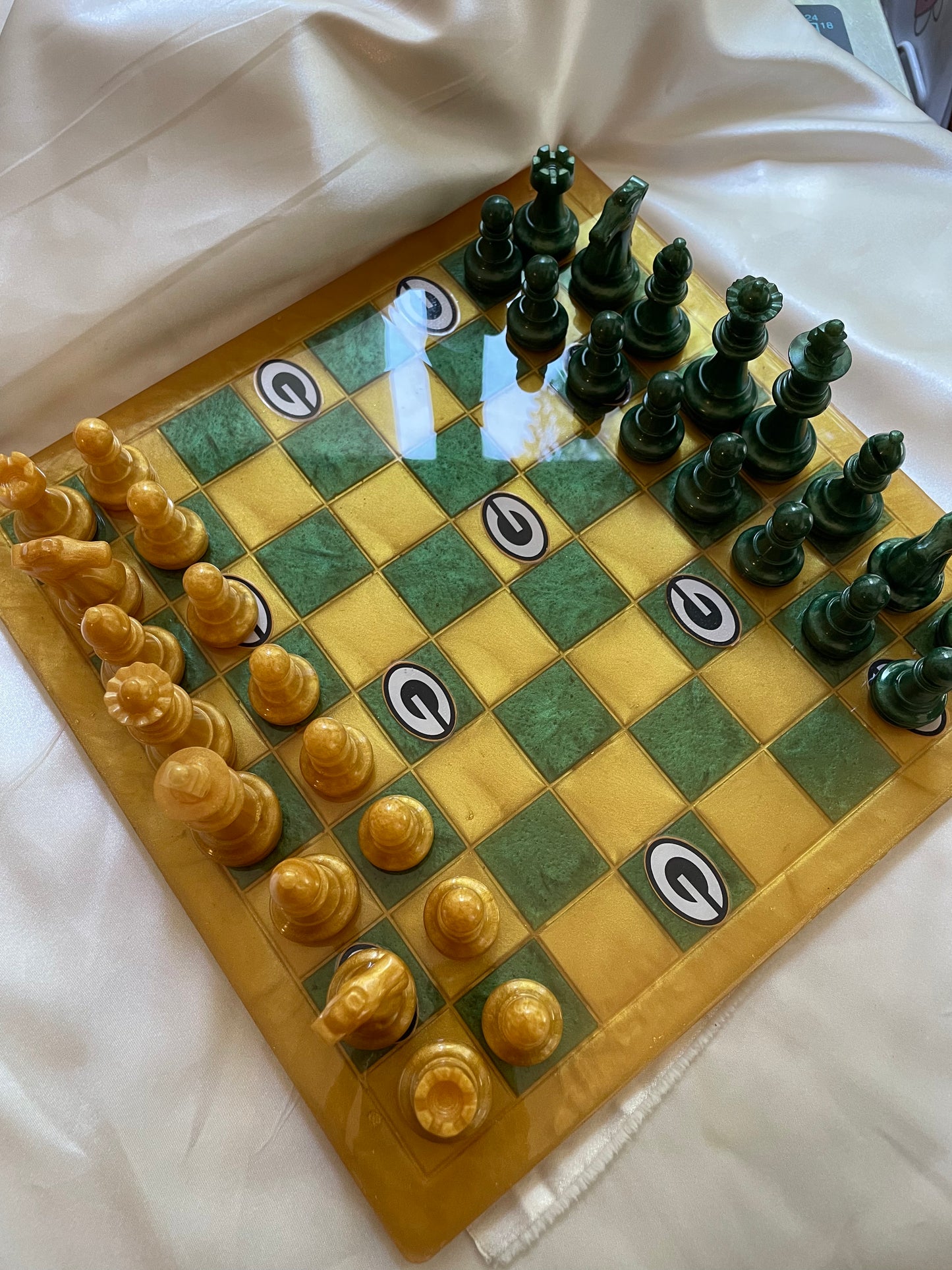 Tablero de ajedrez de los Greenbay Packers
