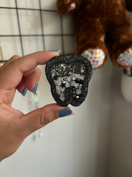 Glitter black dental shaker