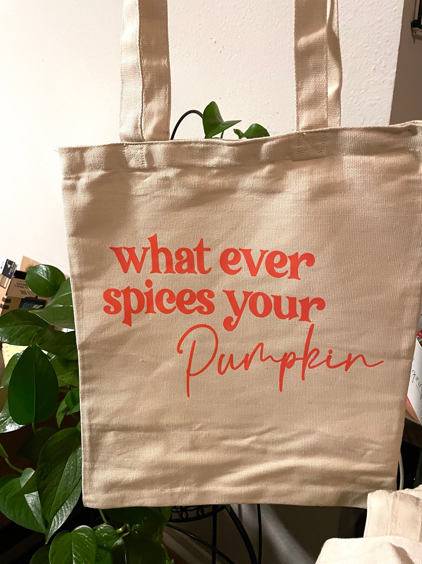 Pumpkin tote bag