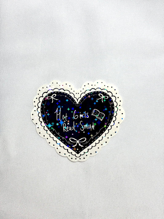 Hot girls read sticker