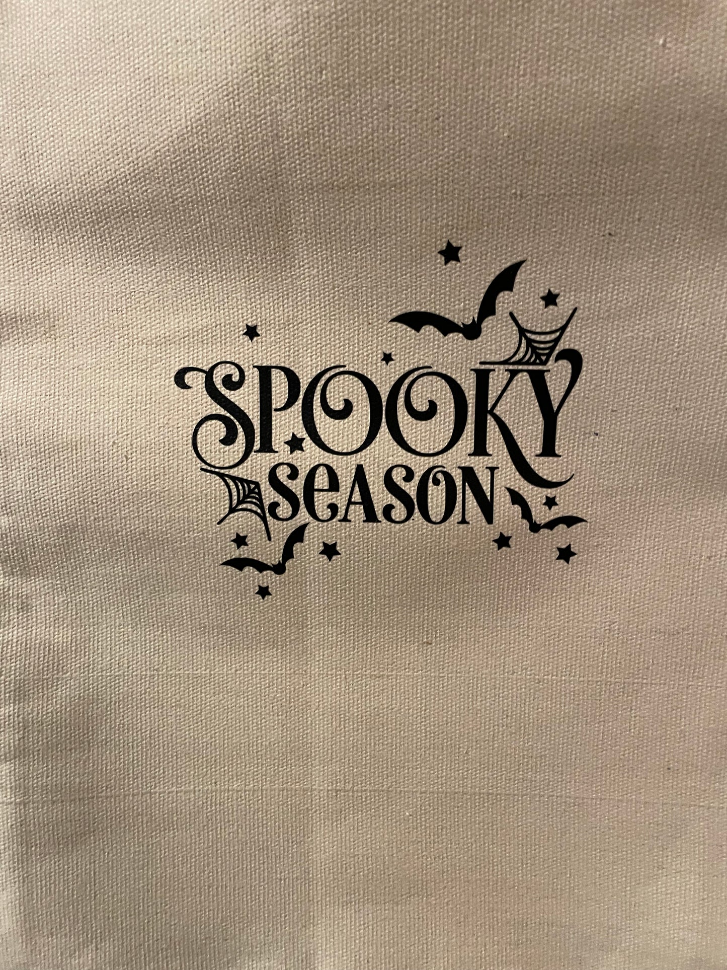 Spooky minimal tote bag